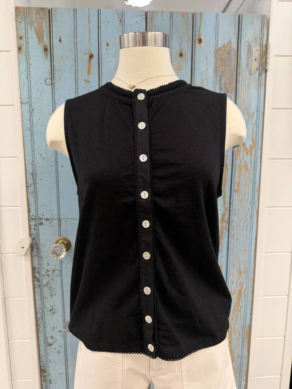 NEW DYLAN women's harper tank top in black